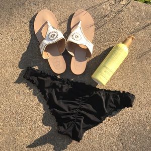 Shade & Shore Black Bikini Bottoms